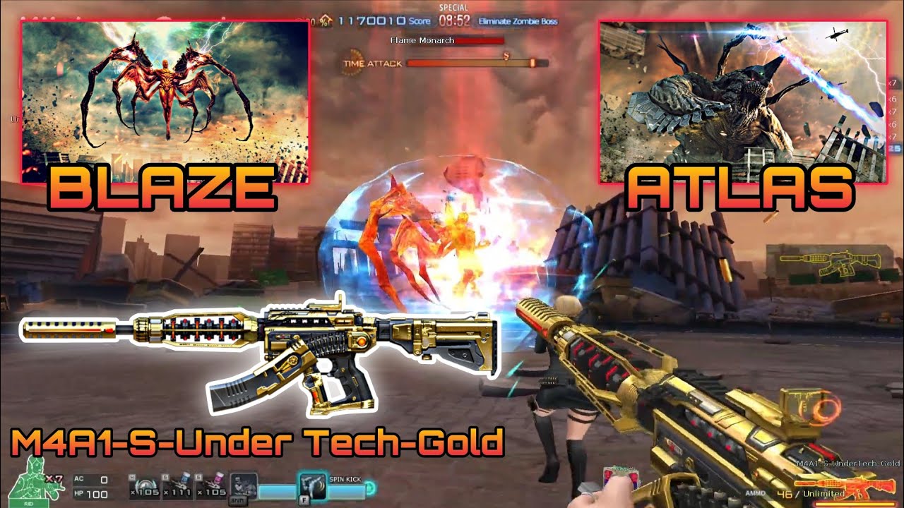 M4A1-S-Under Tech-Gold | Devastated (HARD) Gameplay | Crossfire Philippines