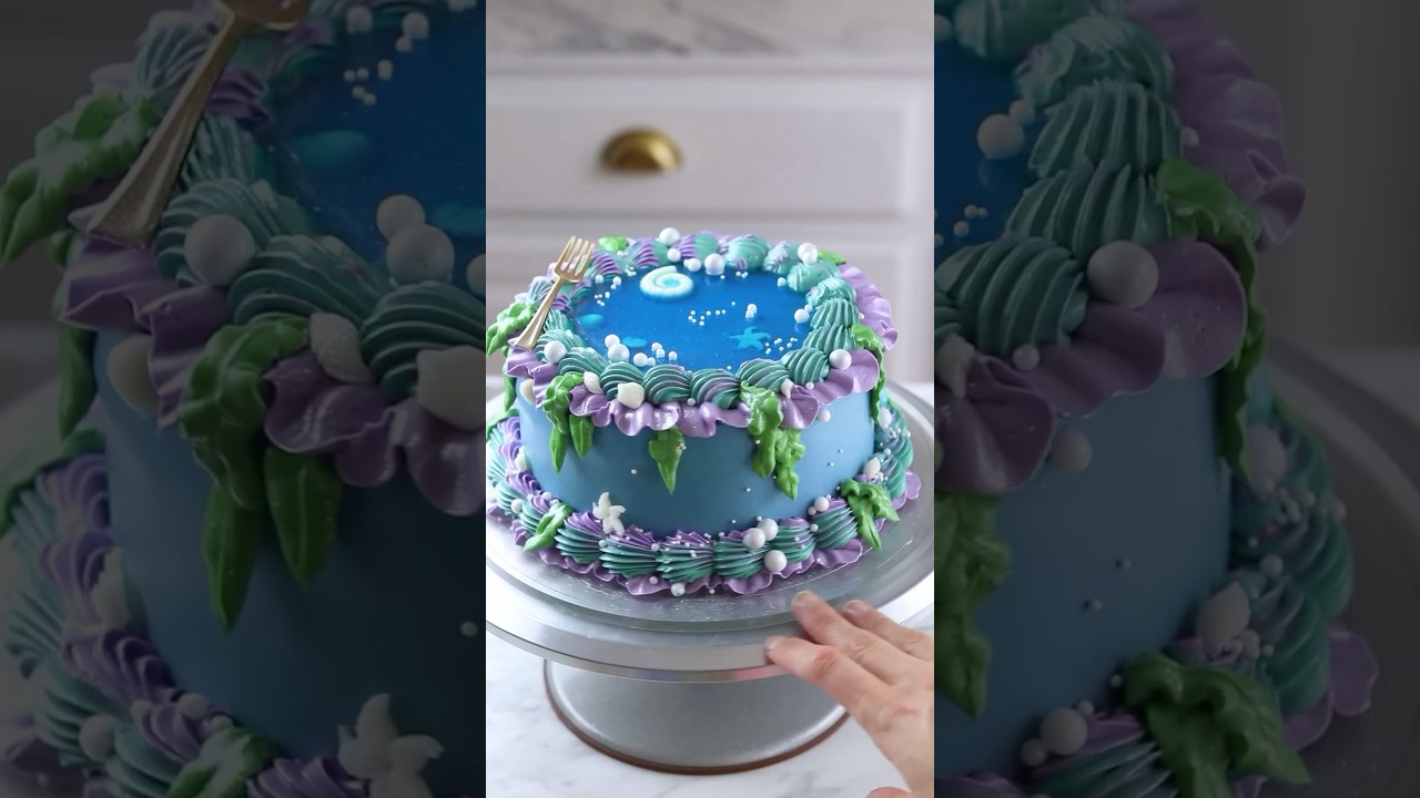 Making Another Little Mermaid Cake 🧜🏾‍♀️ 