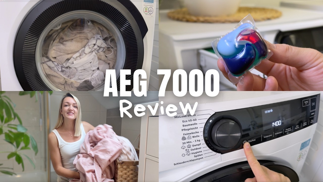 REVIEW: AEG Serie 7000 Waschmaschine (LR7EG70499) im Test – ProSteam, ProSense & UniversalDose