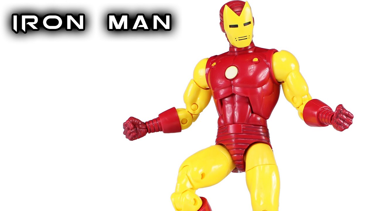 Marvel Legends IRON MAN 20th Anniversary Toy Biz Throwback Action Figure Review