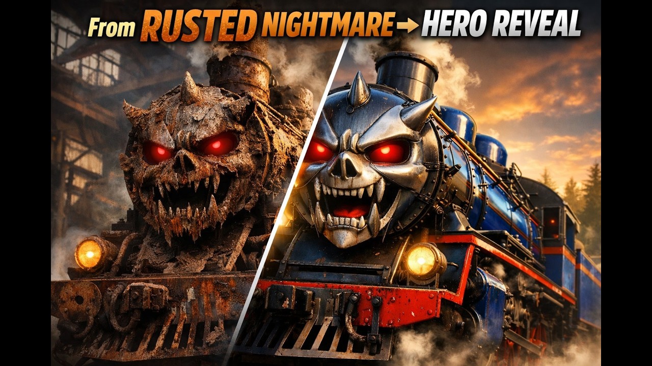 Abandoned Demon Engine Reborn &ndash; Cursed Steam Monster Full Restoration ASMR