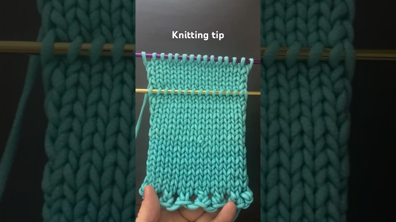 💥 Tip to make Your knitting Easier! 👍 #knitting #knit #knittingtips
