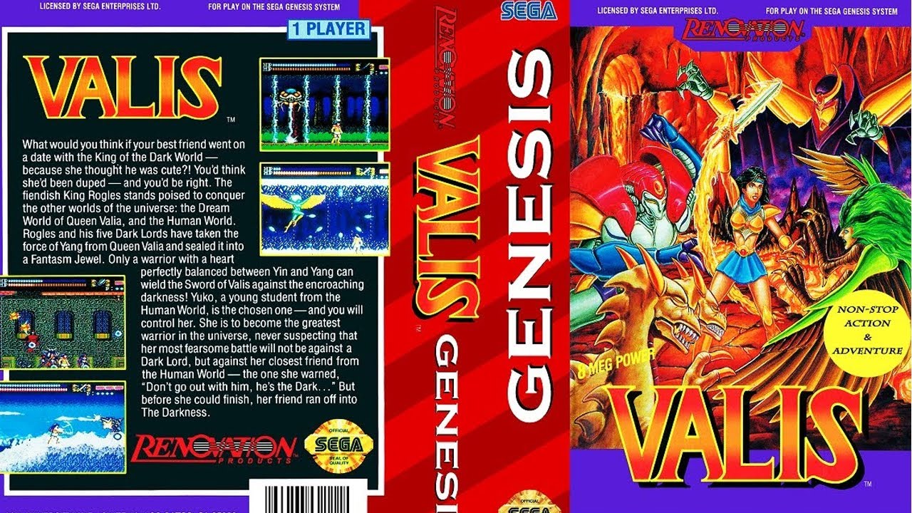 Valis: The Fantasm Soldier - Full Walkthrough Gameplay #Sega #Genesis #RetroConsoleGames