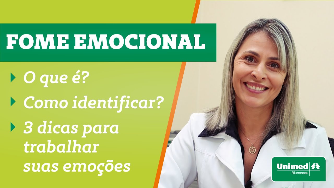 O que é FOME EMOCIONAL? Como identificar? Dicas  para trabalhar suas emoções
