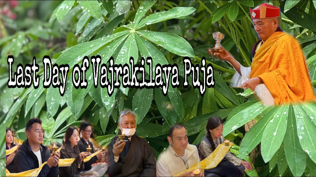 Last Day of Vajrakilaya Puja and Long Life Ceremony dedicated to HH Dalai Lama # Gyatso La Vlog