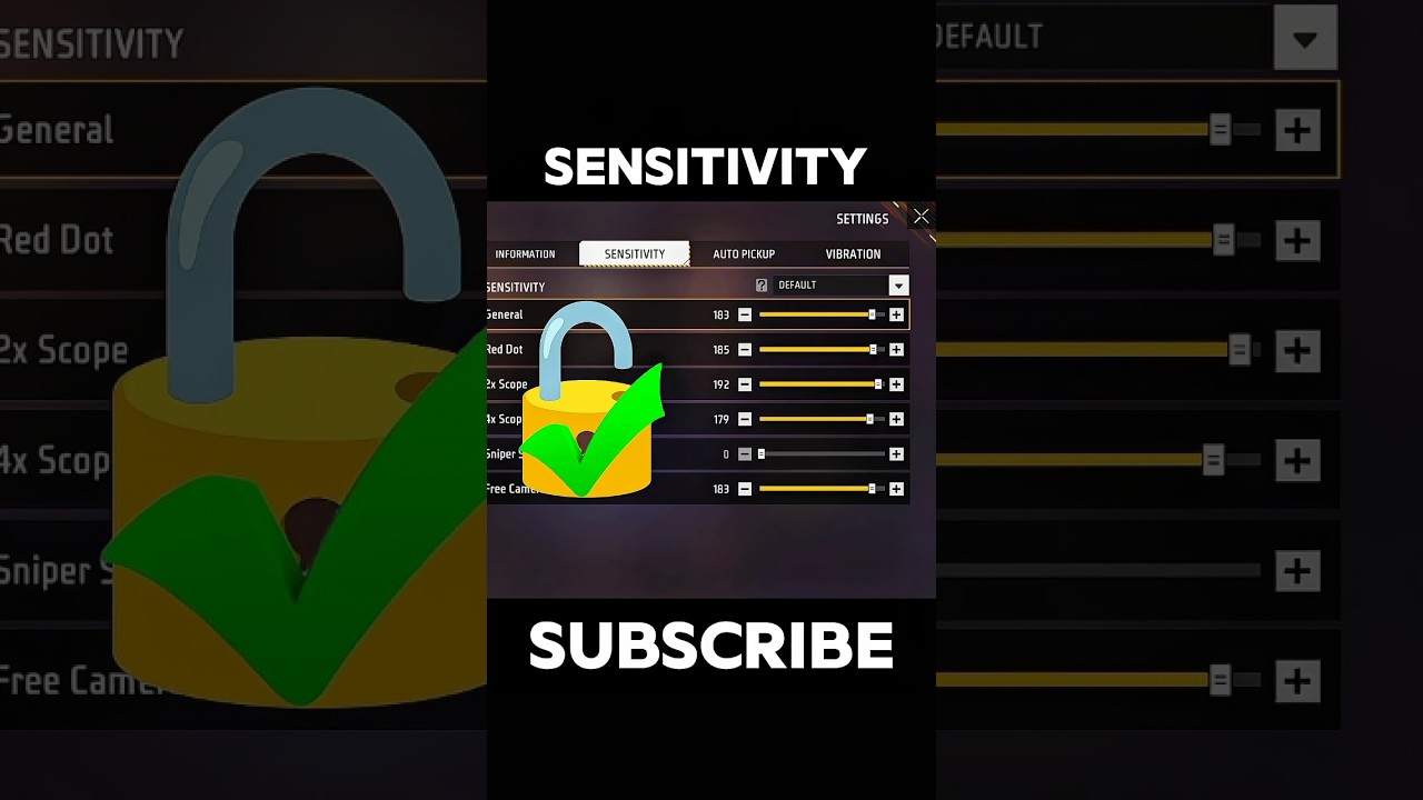 Free Fire Headshot setting 2025 ⚡ Best Sensitivity Settings ⚙️| Sensitivity + Hud Settings Free Fire