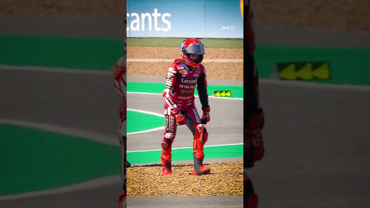 Marc Marquez OUT of the Grand Prix due to a puncture! 🤯
