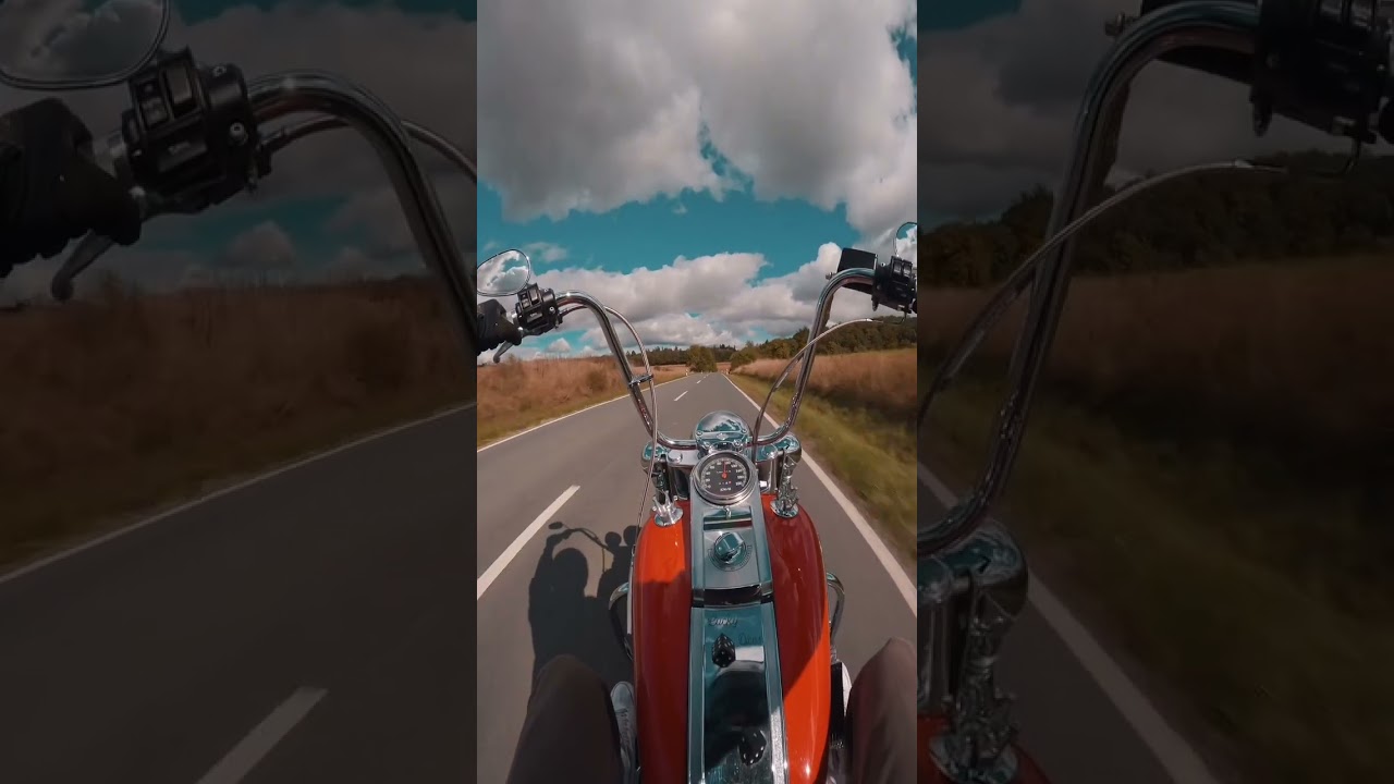 Best Peaceful Drive Ever  harley davidson evo 1340 sound - harley evo 1340