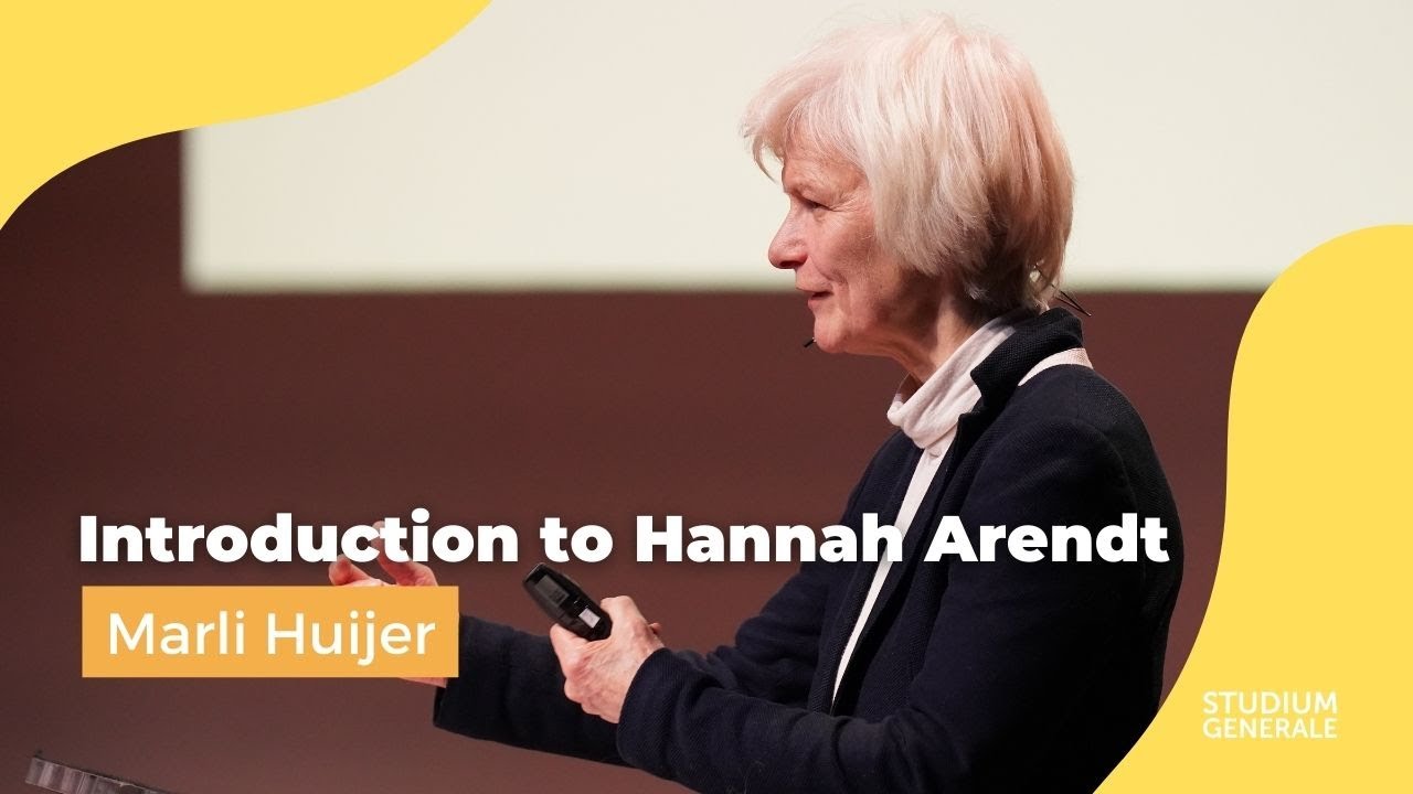 Totalitarianism, Freedom, Evil: Introduction to Hannah Arendt | Lecture by prof. dr. Marli Huijer