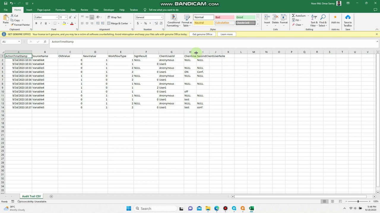 FactoryTalk Optix Studio || Part 16 || Audit Trail CSV Export