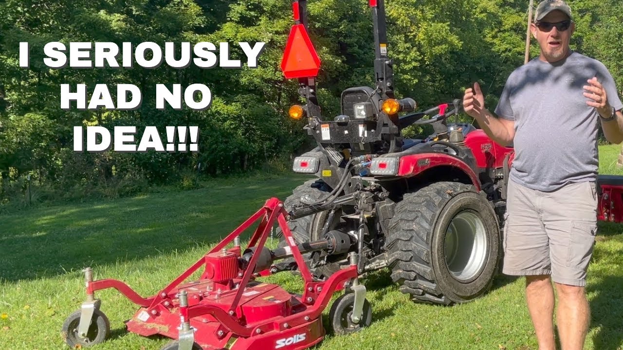 🚜 Компактный трактор SOLIS H24 | Газонокосилка для ухода за газоном 60 дюймов | Газонокосилка для...