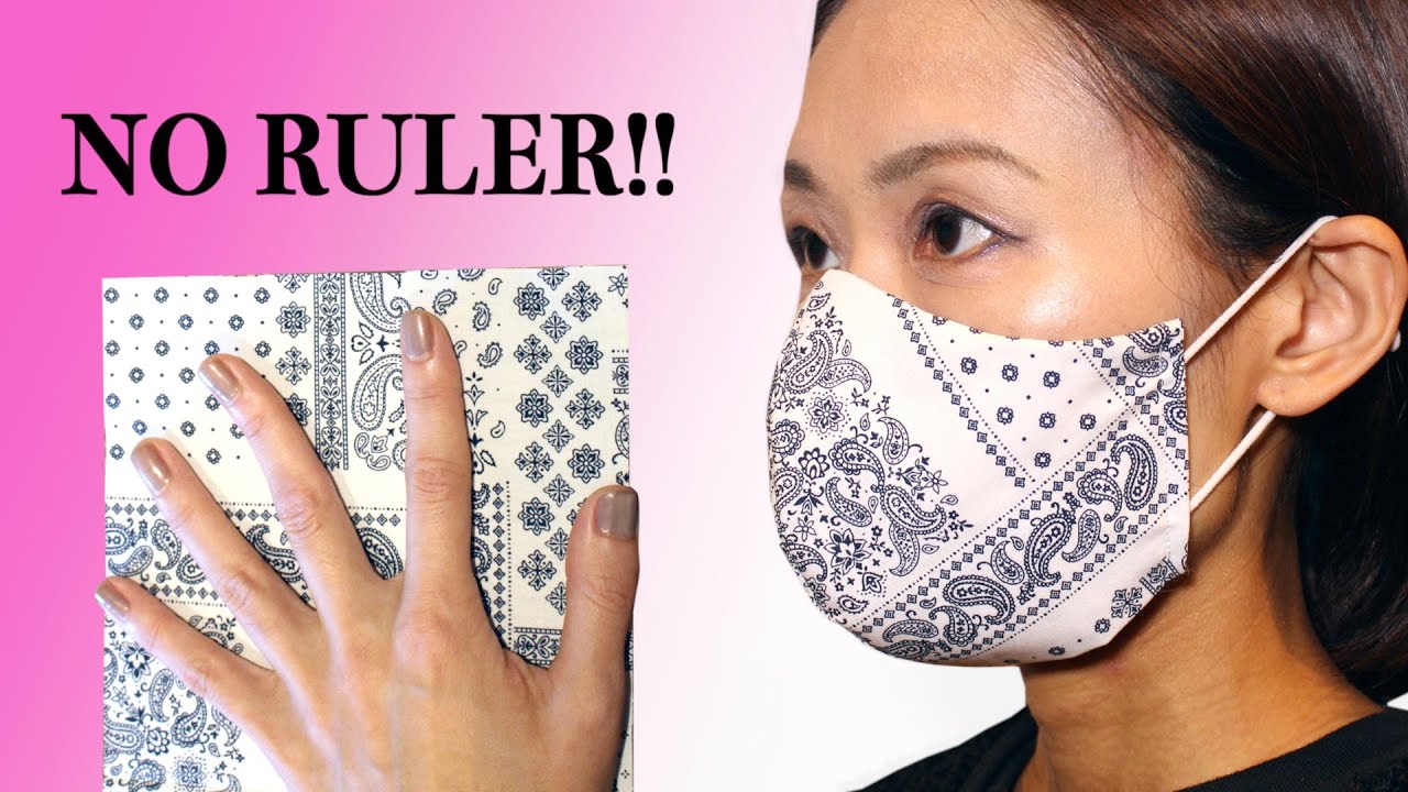 AMAZING🔥🔥 3D Face Mask WITHOUT RULER Sewing Tutorial｜DIY Face Mask For Beginner