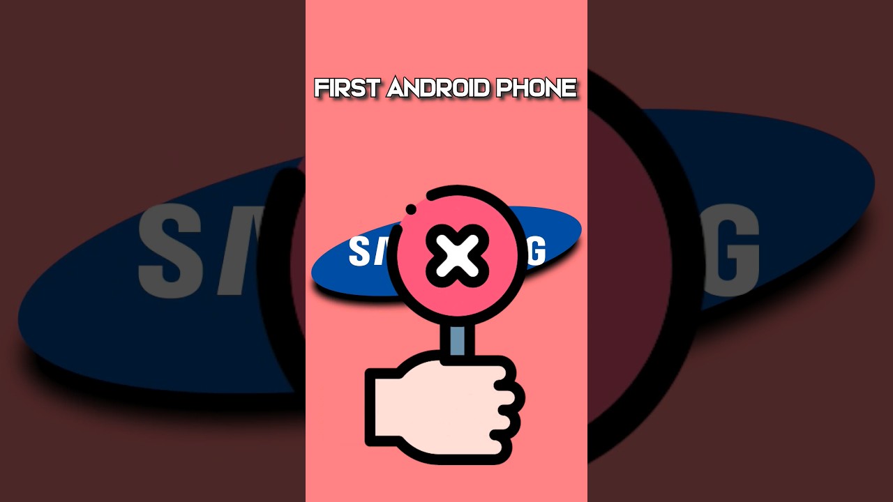 World's First Android Phone is Not From SAMSUNG? #shorts #android #worldsfirst