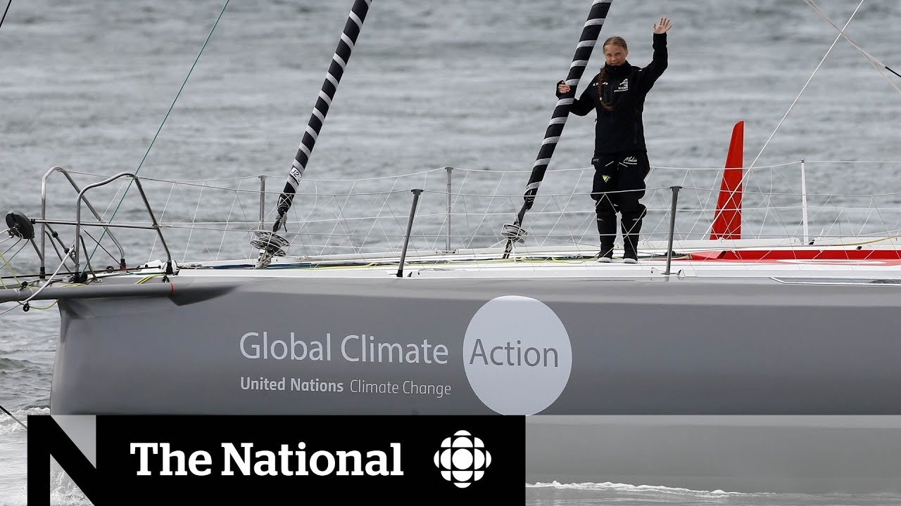 Greta Thunberg sets sail for climate summit on eco-friendly yacht