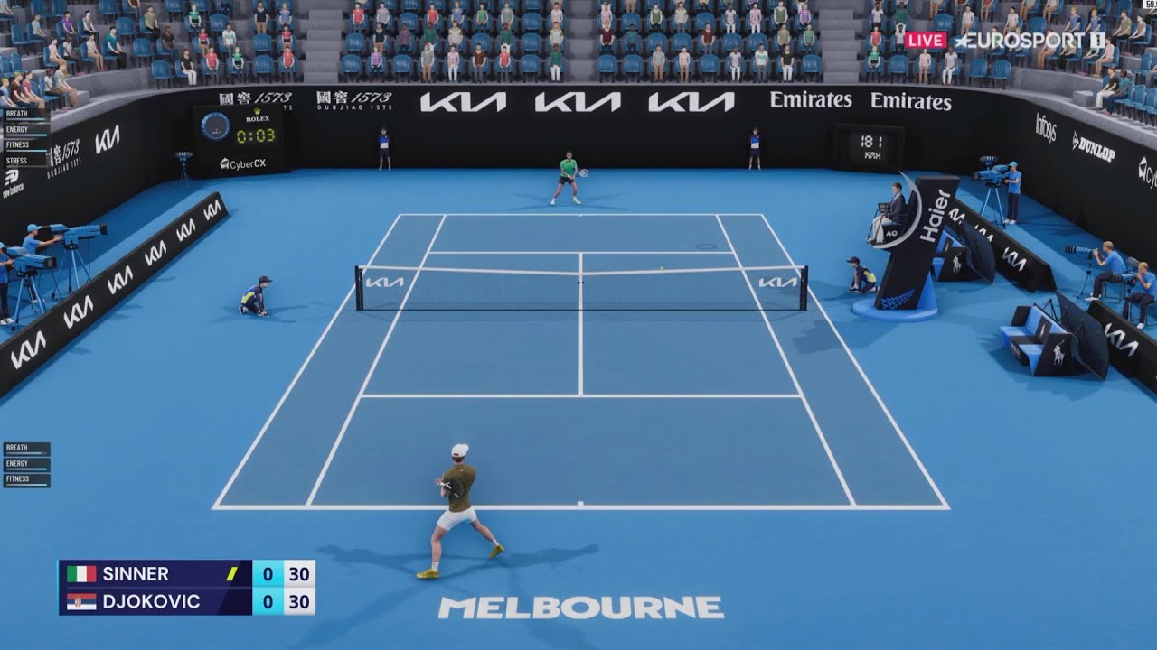 🇮🇹 Sinner vs Djokovic 🇷🇸 || AO 2026 Semis in Tennis Elbow 4 🔥👀