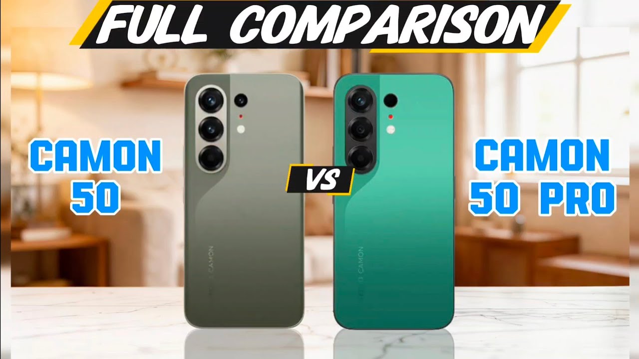 Tecno Camon 50 vs Tecno Camon 50 Pro || Which one is best 🤔? Let's find out 🕵️..