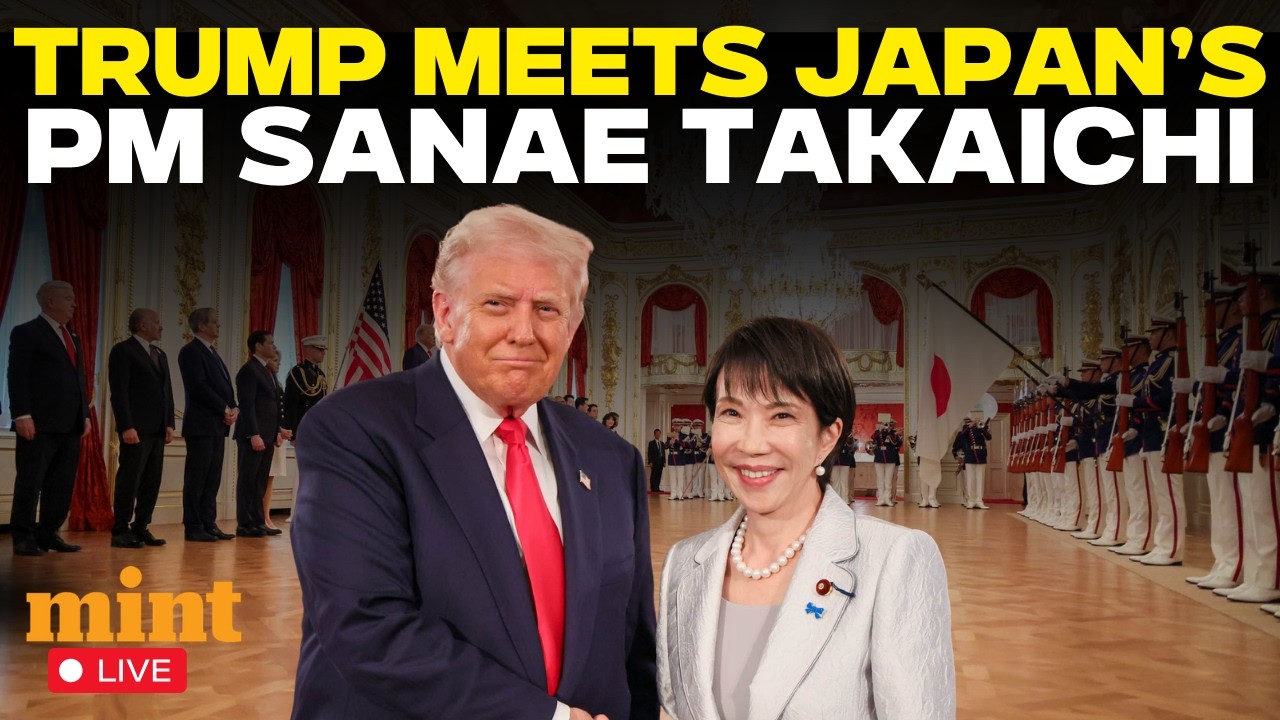 Donald Trump Live |  Trump Meets Japan’s Prime Minister Sanae Takaichi At The White House