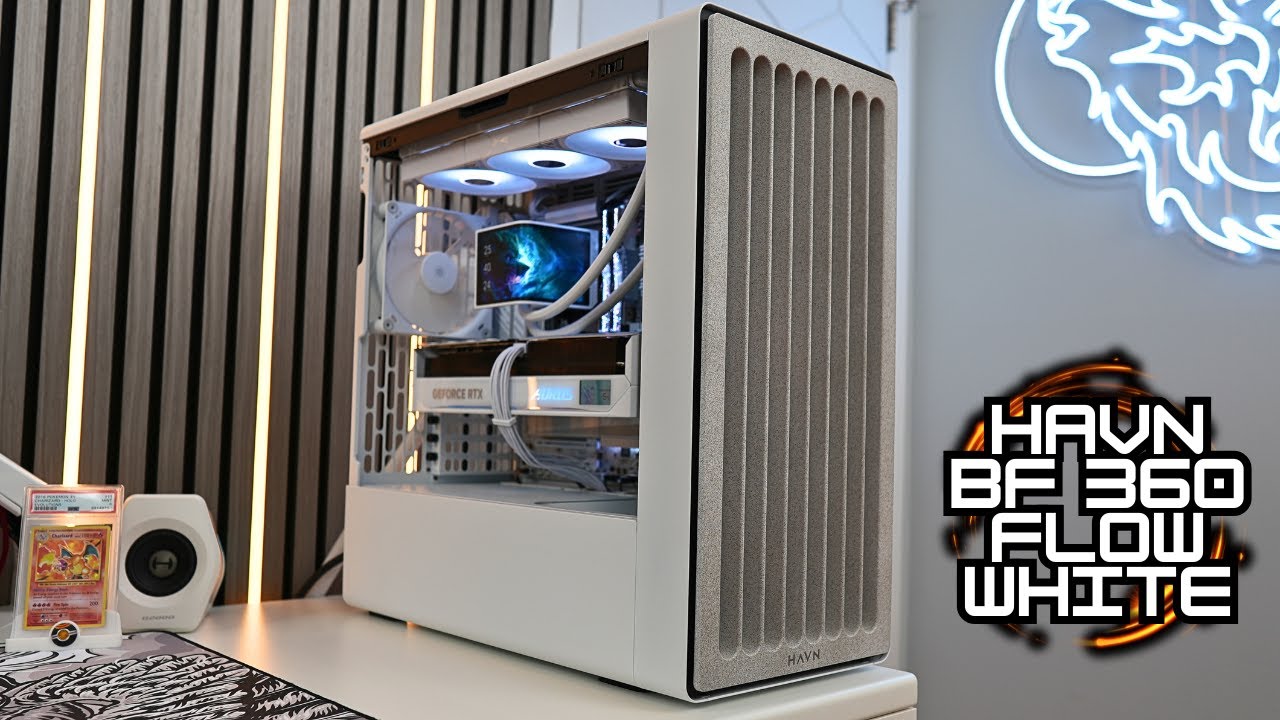 HAVN BF 360 FLOW Белый: пошаговое руководство по сборке игрового ПК с видеокартой 9800X3D + RTX 5080