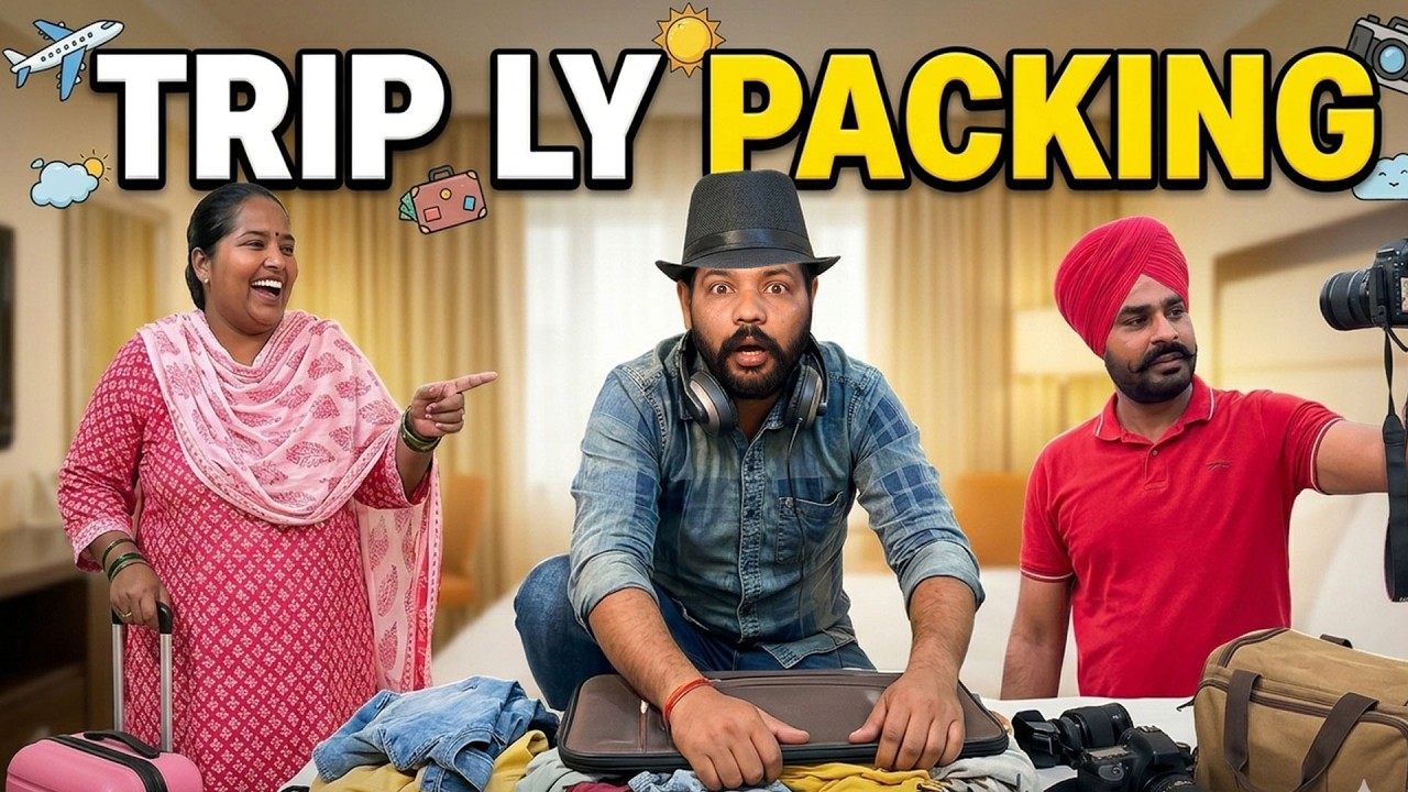 Jasmine Mahal De PACKING TRIP 🚗 de Tyari 😄 ਸਲਵਾਰ 'ਚ ਨਾਲੇ ਵਾਲਾ ਬਲੌਗ 🙄