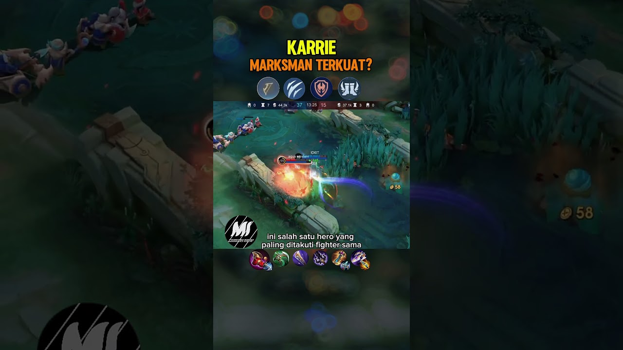 karrie jadi marksman terkuat? #mobilelegends #karrie #karriemlbb