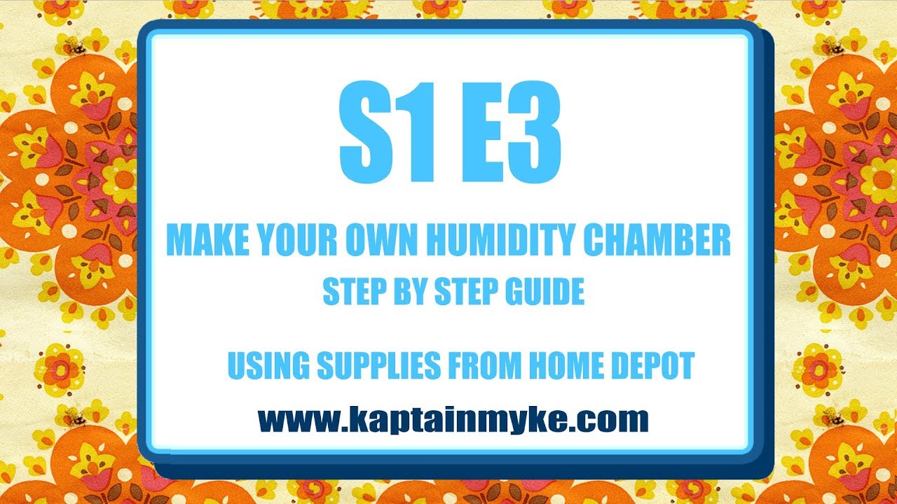 S1 E3 How to Make Your Own Humidity Chamber Tank for Pressing Comic Books by KaptainMyke