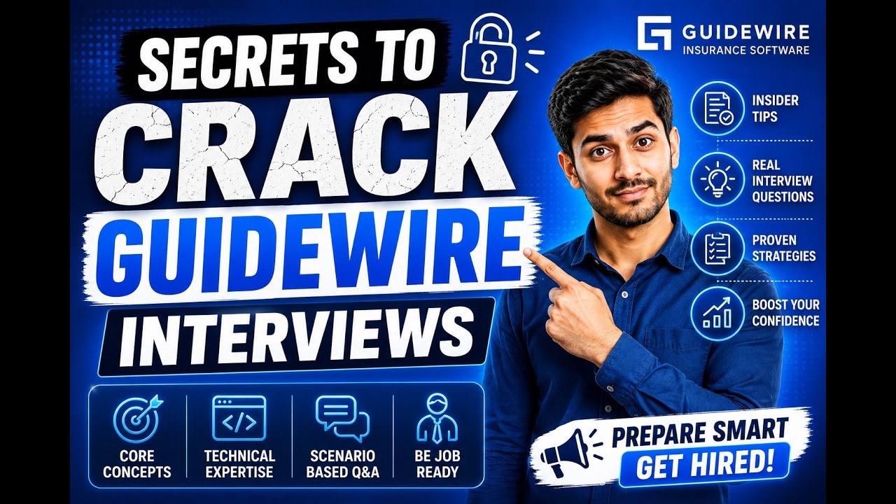 Secrets to Crack Guidewire Interviews | Guidewire Certification | Guidewire Online Training