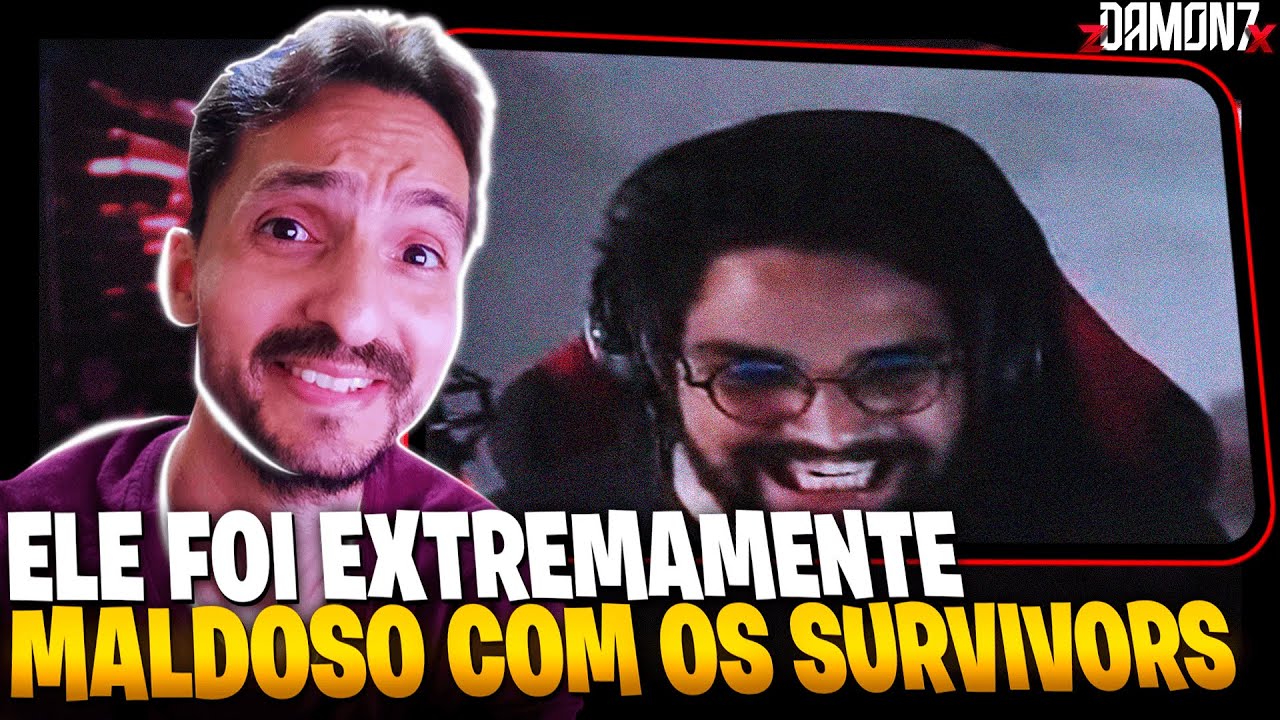 STREAMER T&Oacute;XICO Enganou e DESTRUIU o Evento dos SOBREVIVENTES - REACT - Dead by Daylight