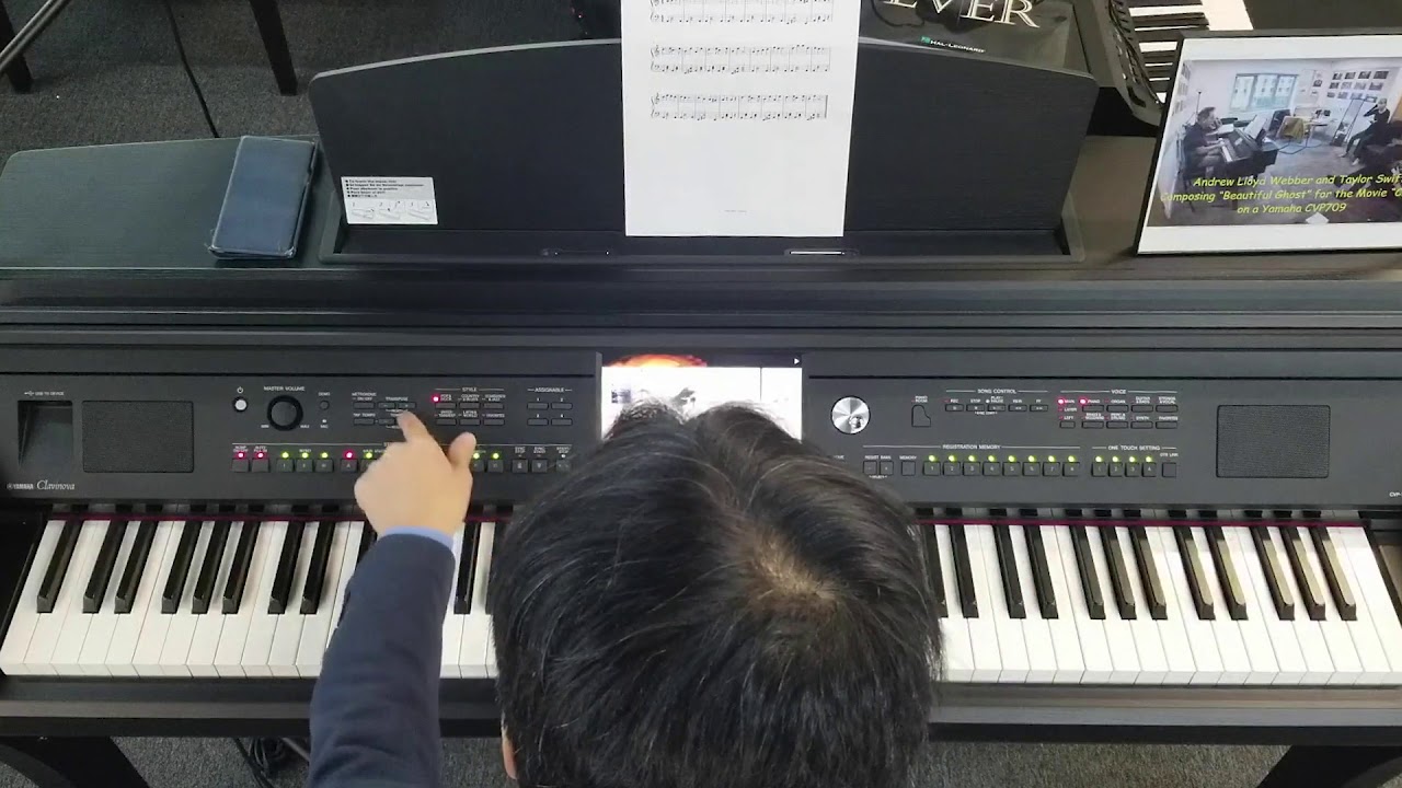 Создание музыкальных треков для YouTube с помощью Yamaha Clavinova