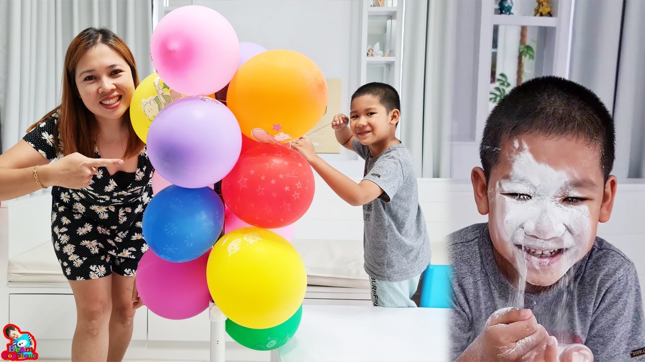 น้องบีม | จิ้มลูกโป่งเสี่ยงทายทำตามคำสั่ง