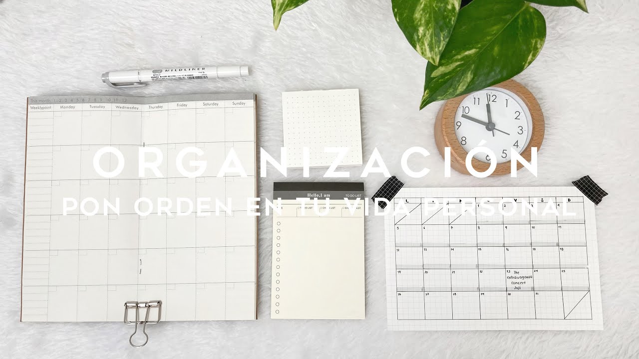 Cómo organizarte cuando tienes mucho qué hacer / mi organización personal 🗓📂 thelma study