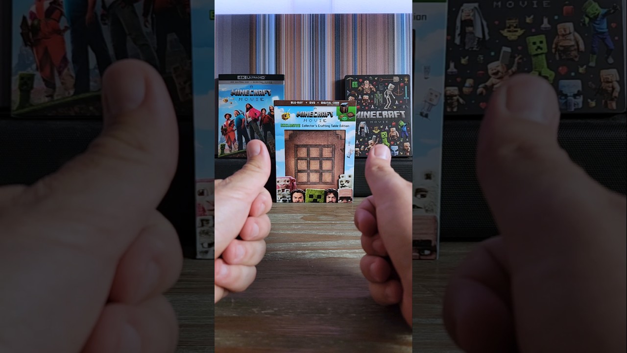 A MINECRAFT MOVIE - Unboxing Every Edition (Regular 4K, 4K Steelbook, Walmart Exclusive Bluray) | BD