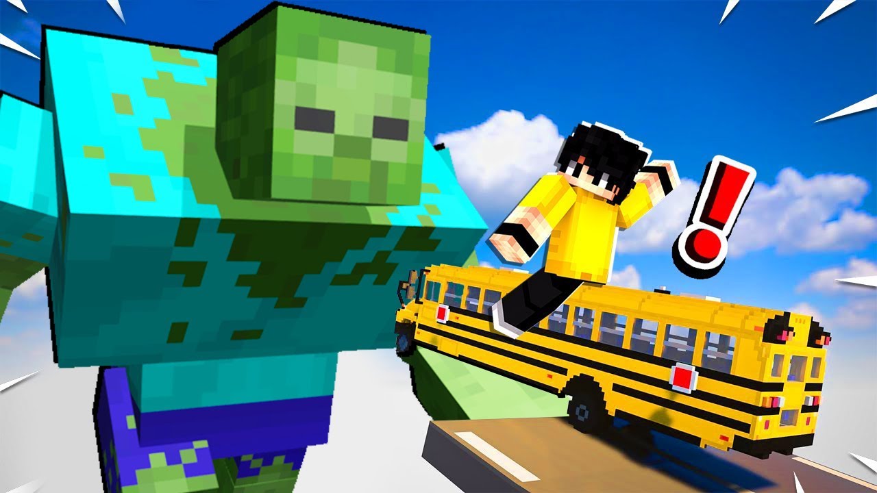 MUTANT VS ARABALAR! | Gerçek Fizikli Minecraft