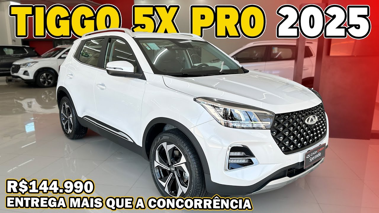 TIGGO 5X PRO 2025 - Opção Top, Custando Bem Menos Que a Versão Híbrida!