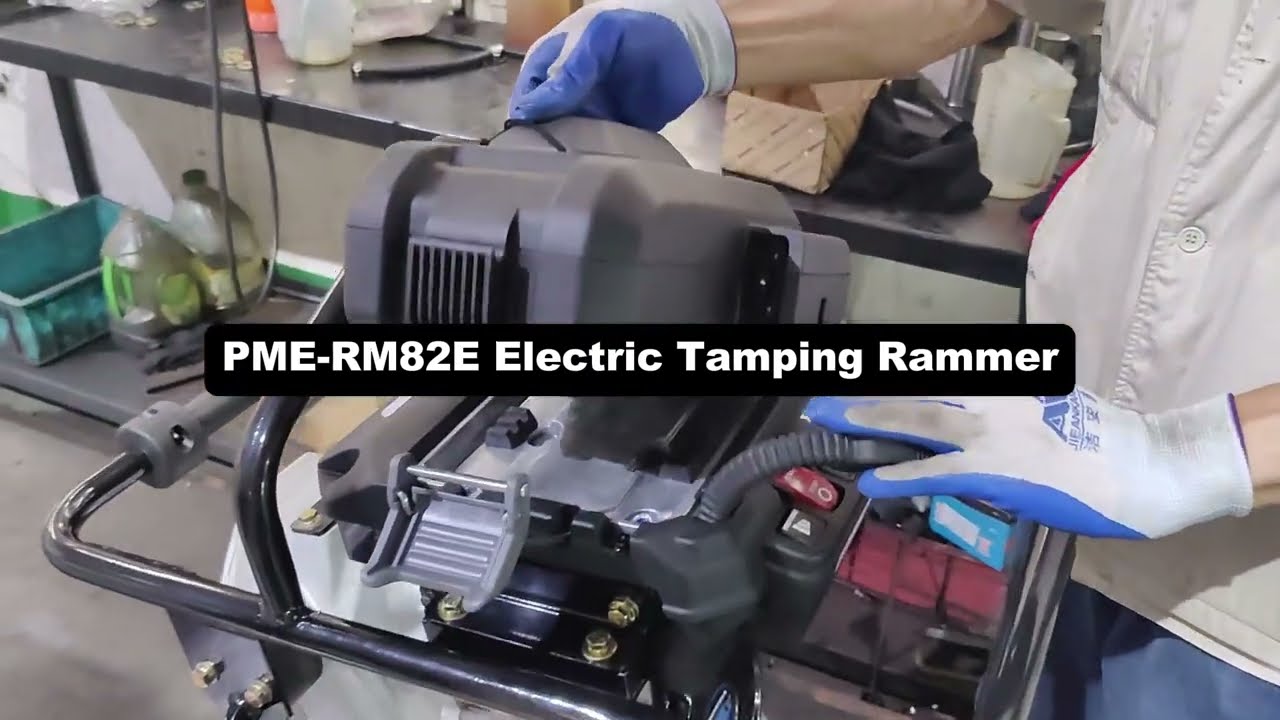 Quiet Power: DIMEC PME-RM82E Electric Tamping Rammer Performance Testing