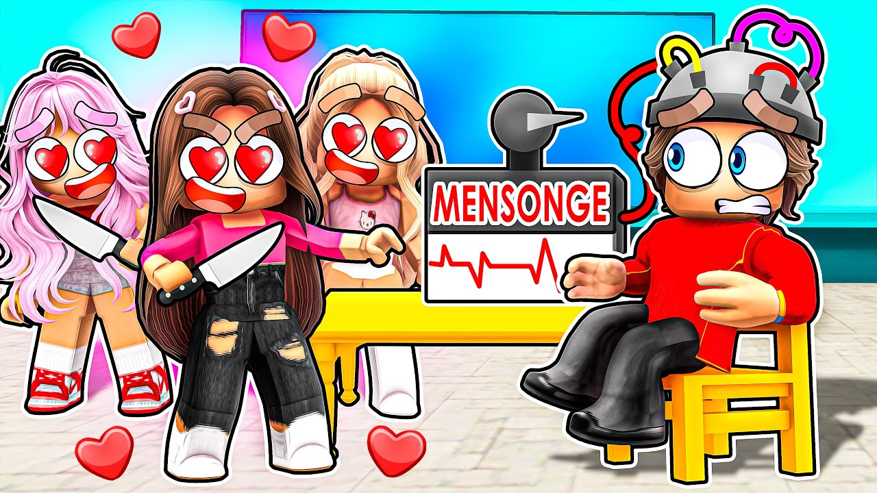 Les filles ont un DETECTEUR DE MENSONGES sur Brookhaven !