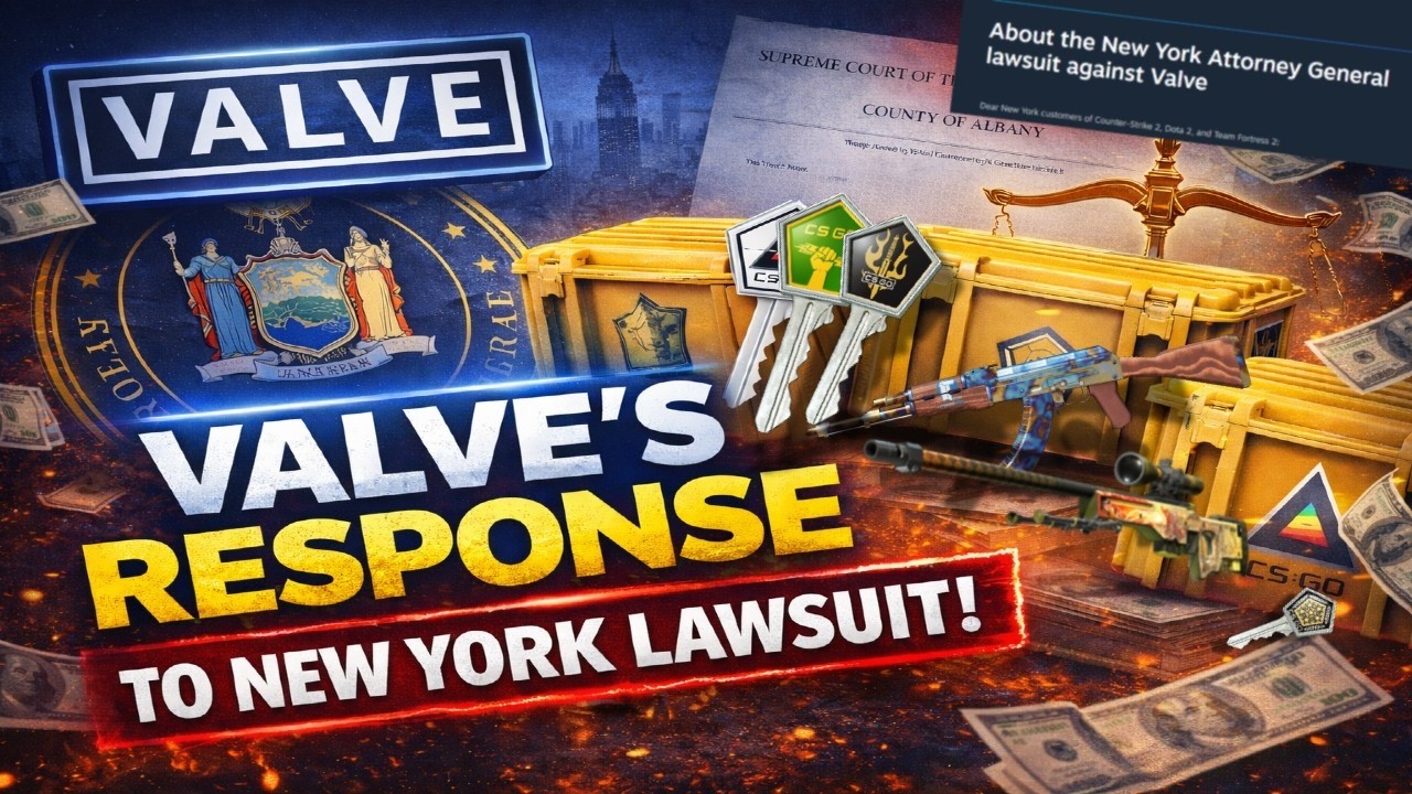 Компания VALVE отвечает на иск, поданный в Нью-Йорке против Cases!