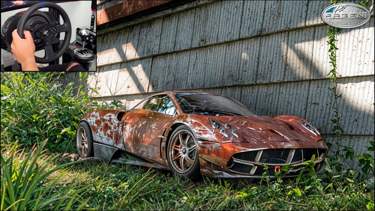 Rebuilding a PAGANI HUAYRA - Forza Horizon 5 - Thrustmaster T300RS Gameplay.