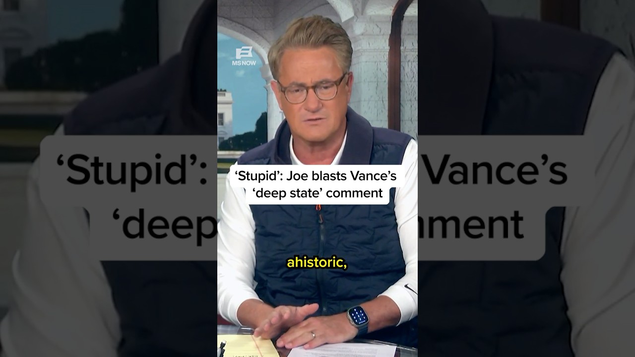 &lsquo;Stupid&rsquo;: Joe blasts Vance&rsquo;s &lsquo;deep state&rsquo; comment