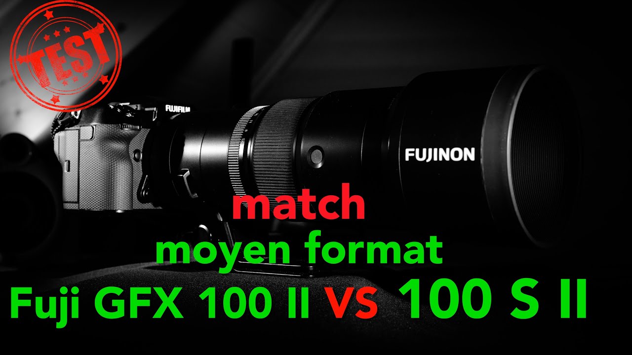 Fuji GFX 100 II  VS Fuji 100 S II ( moyen format oui mais 2 prix et pas mal de différences ! )