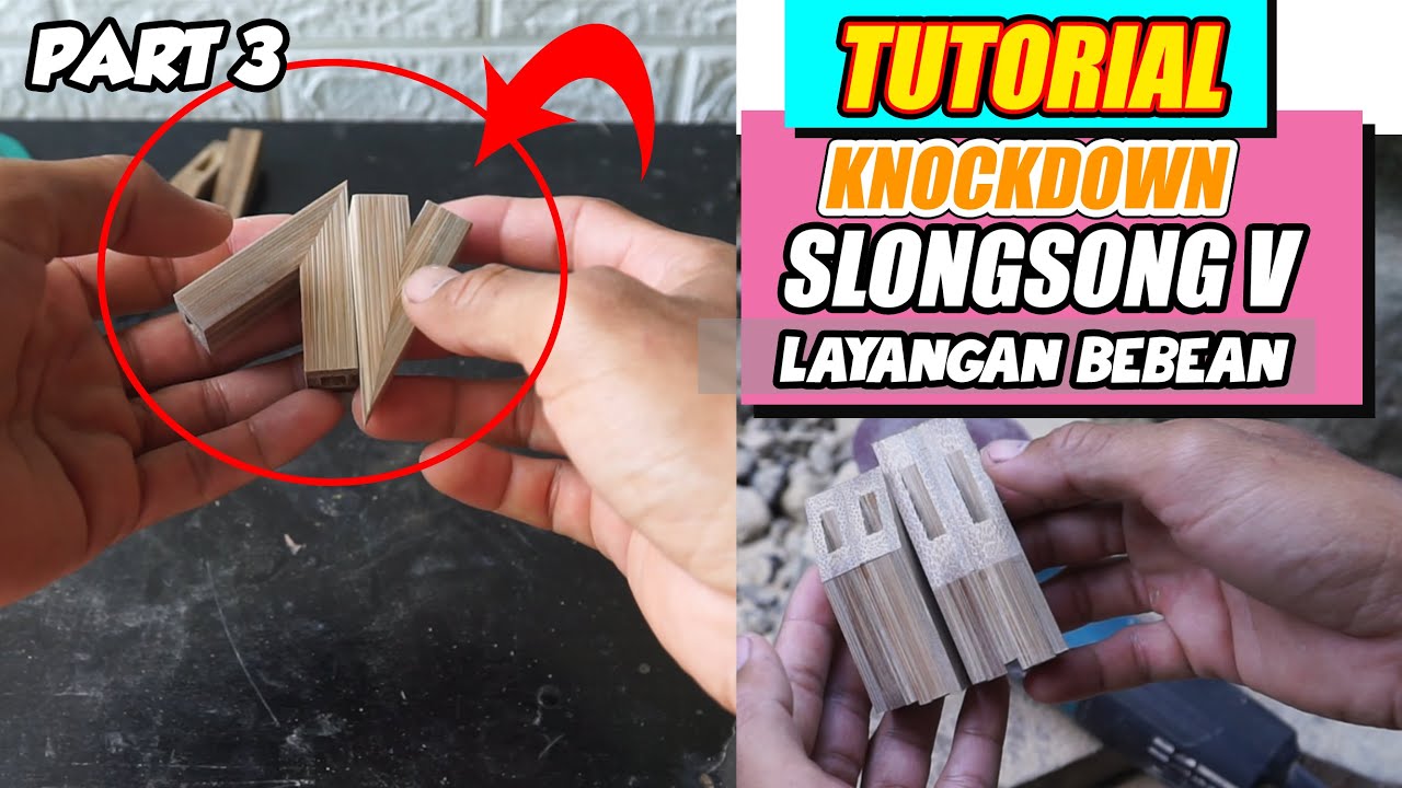 Belajar Dari Sekarang. Tutorial Membuat Knockdown Slongsong V Layangan Bebean (PART 3)