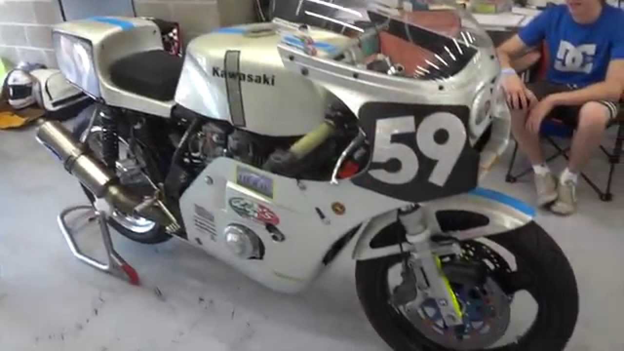 Bikers Classic Spa race overview with Alf's motorcycles Mike 'Spike' Edwards motorcycle motorbike