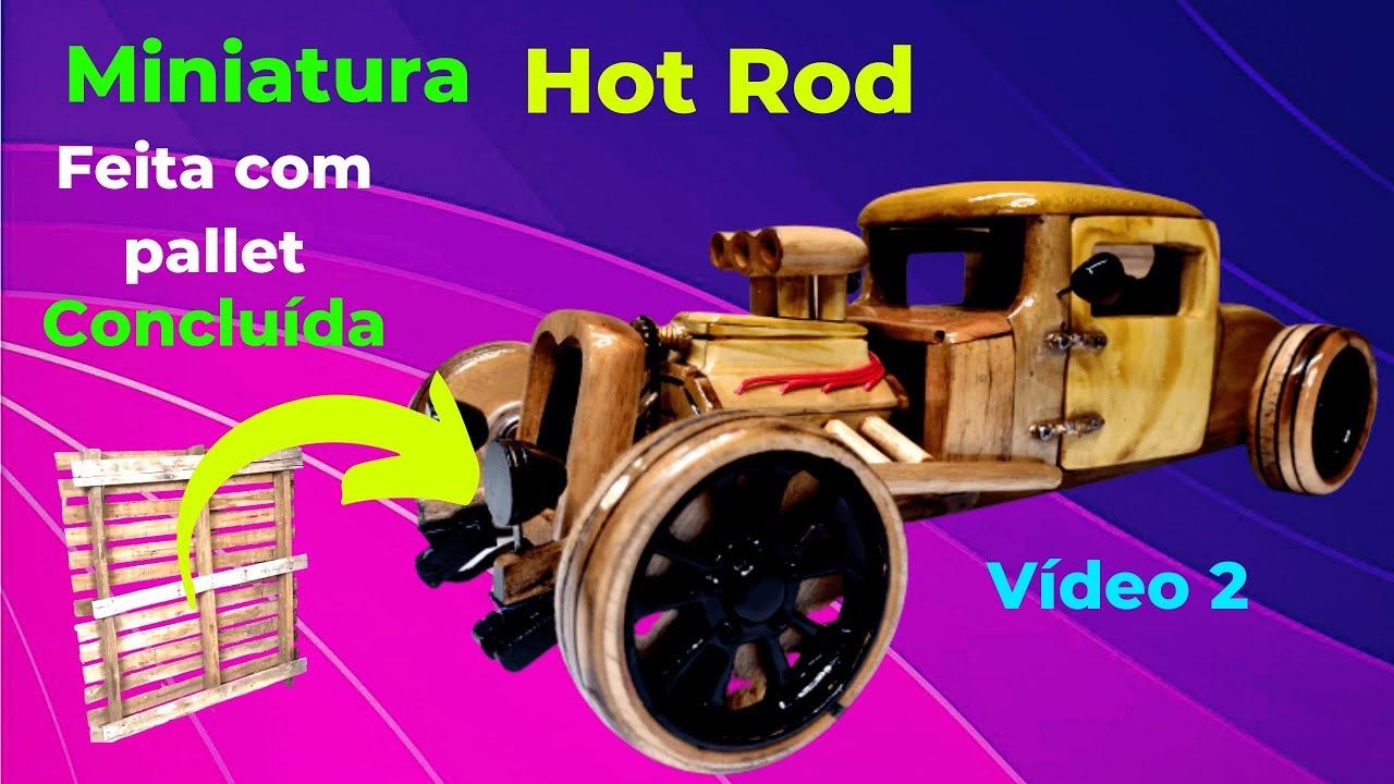 ✅[faça você mesmo] miniatura super estilosa hot Rod surpreendente e fácil de fazer