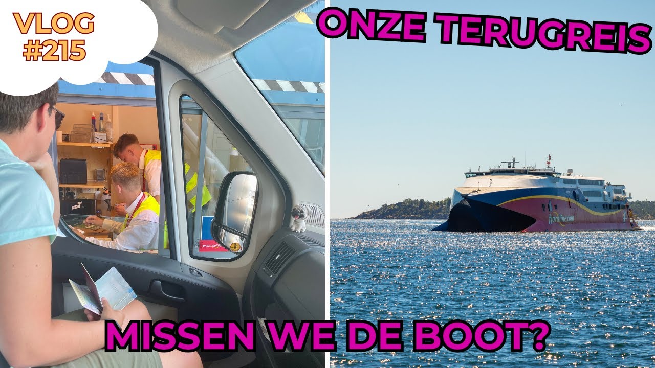 OVERTOCHT KRISTIANSAND NAAR HIRTHALS DENEMARKEN! #215