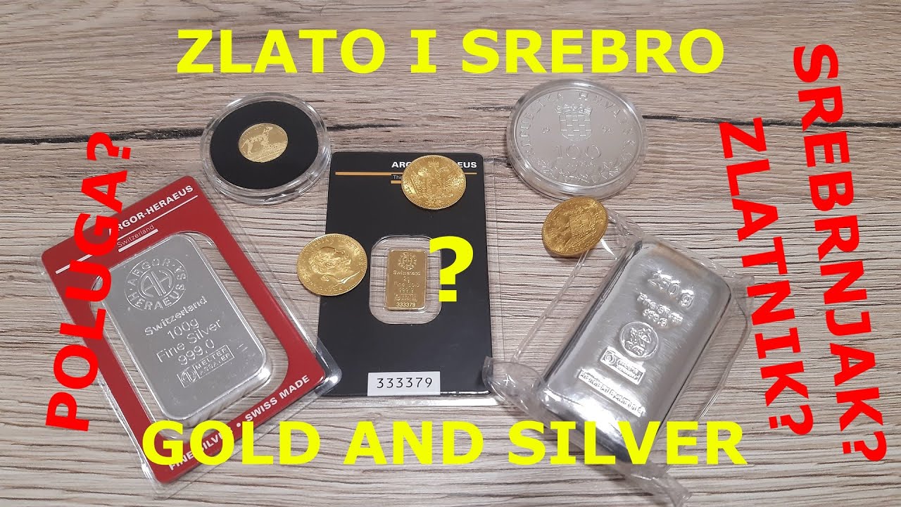 Ulaganje u zlato i srebro - poluge, zlatnici i srebrnjaci