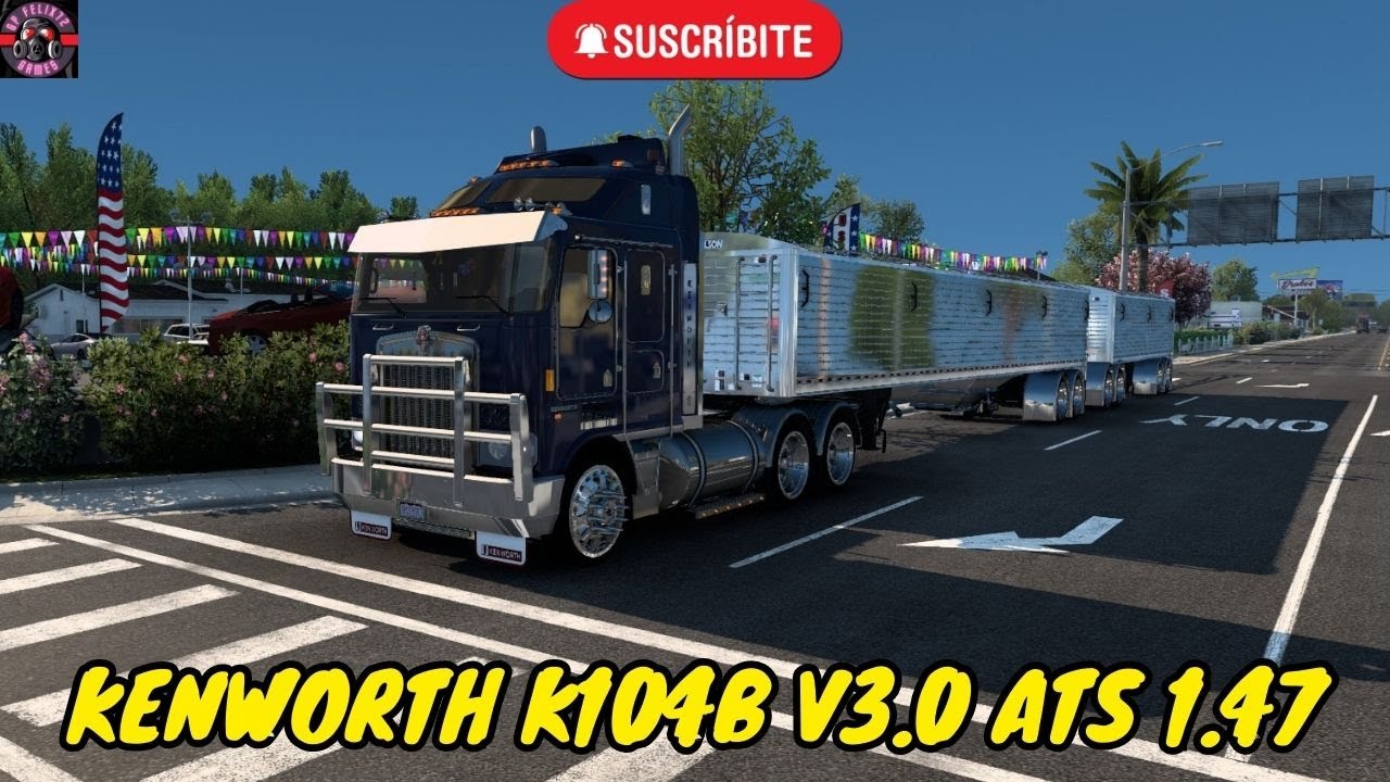 Kenworth K104B V3.0 - AMERICAN TRUCK SIMULATOR 1.47