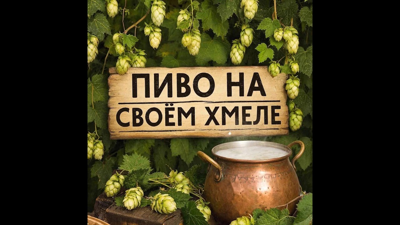 Домашнее ПИВО на домашнем ХМЕЛЕ!!!