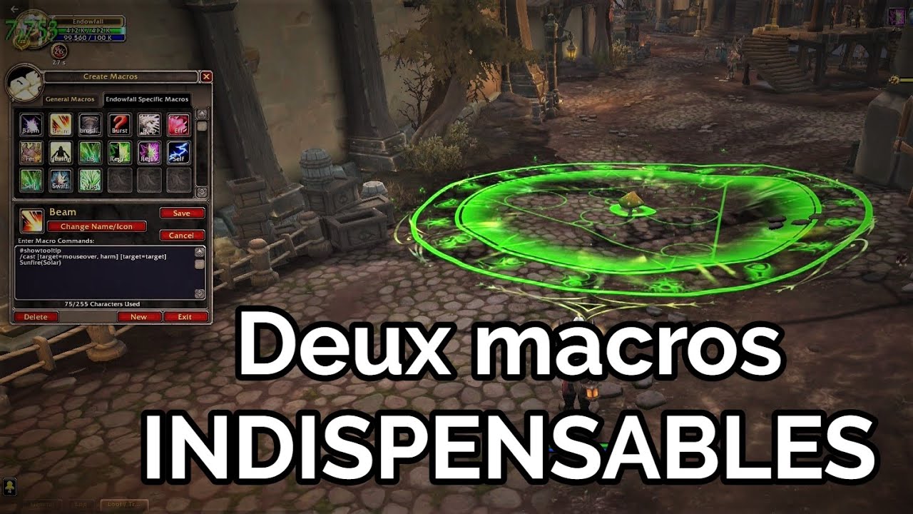 Deux macros indispensables pour Soigneur, Tank et DPS (Mouseover)