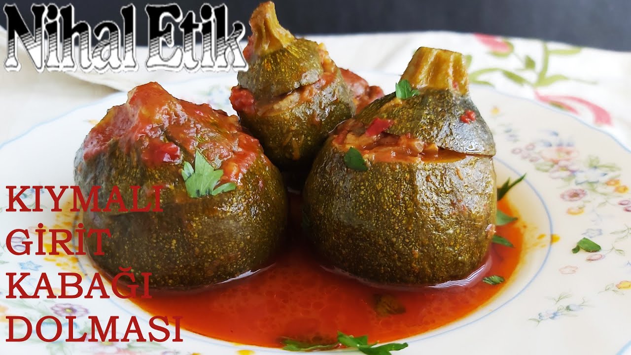 KIYMALI GİRİT KABAK DOLMASI / BÖYLE DENEYİN BİLDİĞİNİZ DOLMA TARİFLERİNİ UNUTTURACAK/ nihaletik.com