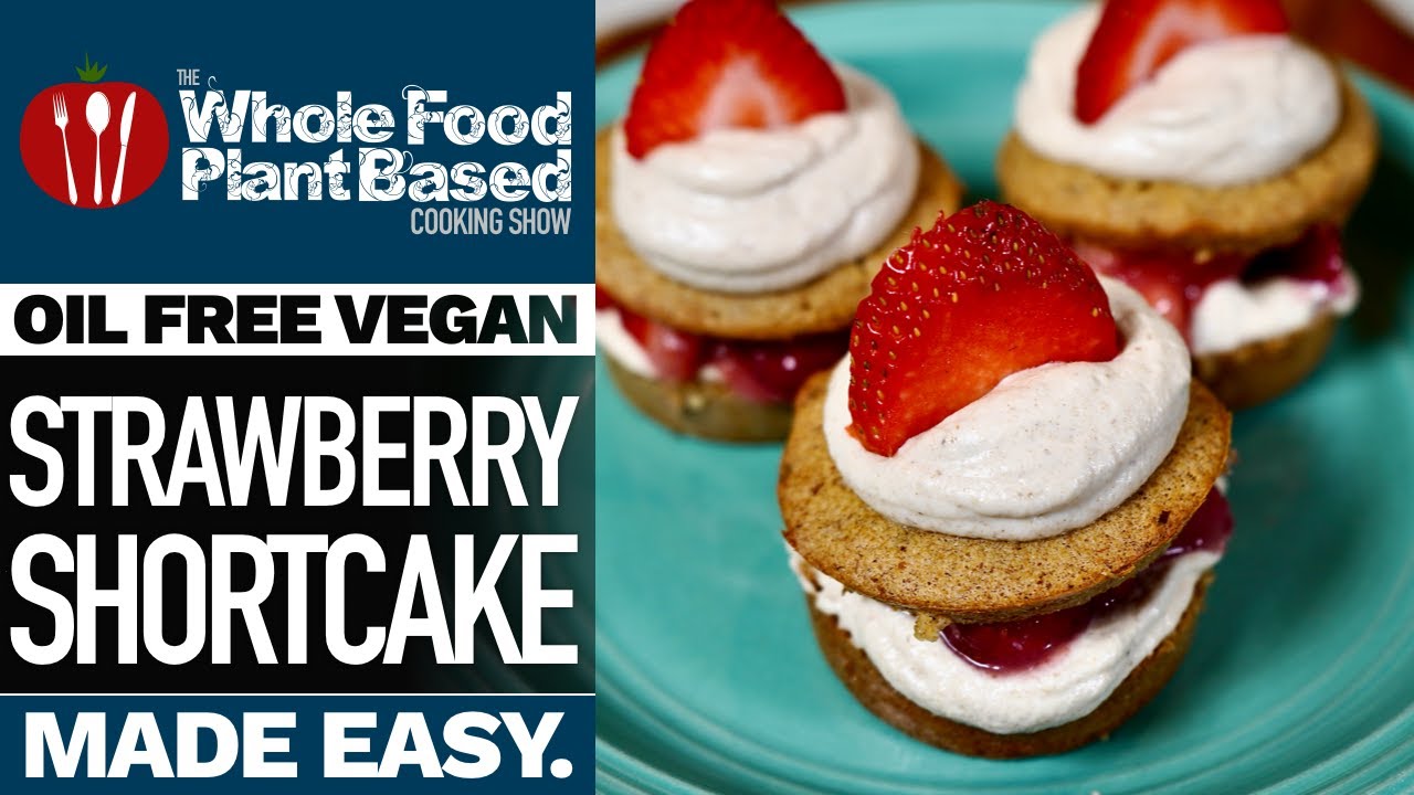 VEGAN STRAWBERRY SHORTCAKE 🍰 Light & Fluffy Magical Treat!