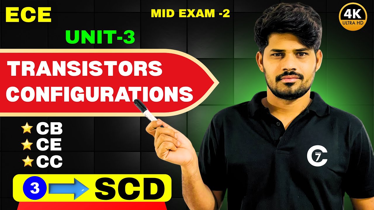 Transistors Configurations | CB , CE , CC | Input & Output Characteristics | Day 3 | Semiconductor |